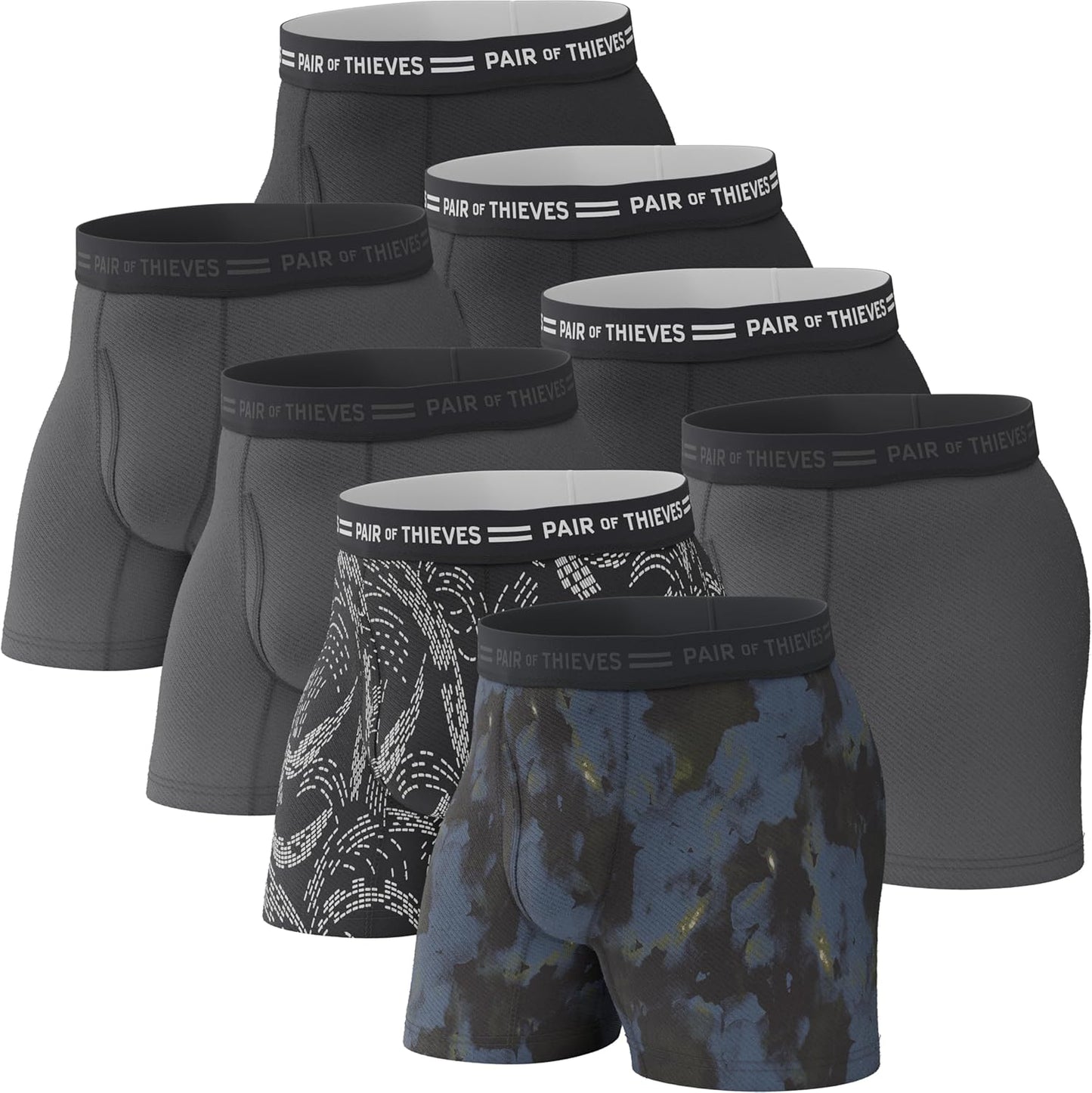 Comfortable Men's Boxer Briefs - Soft Cotton Underwear Pack