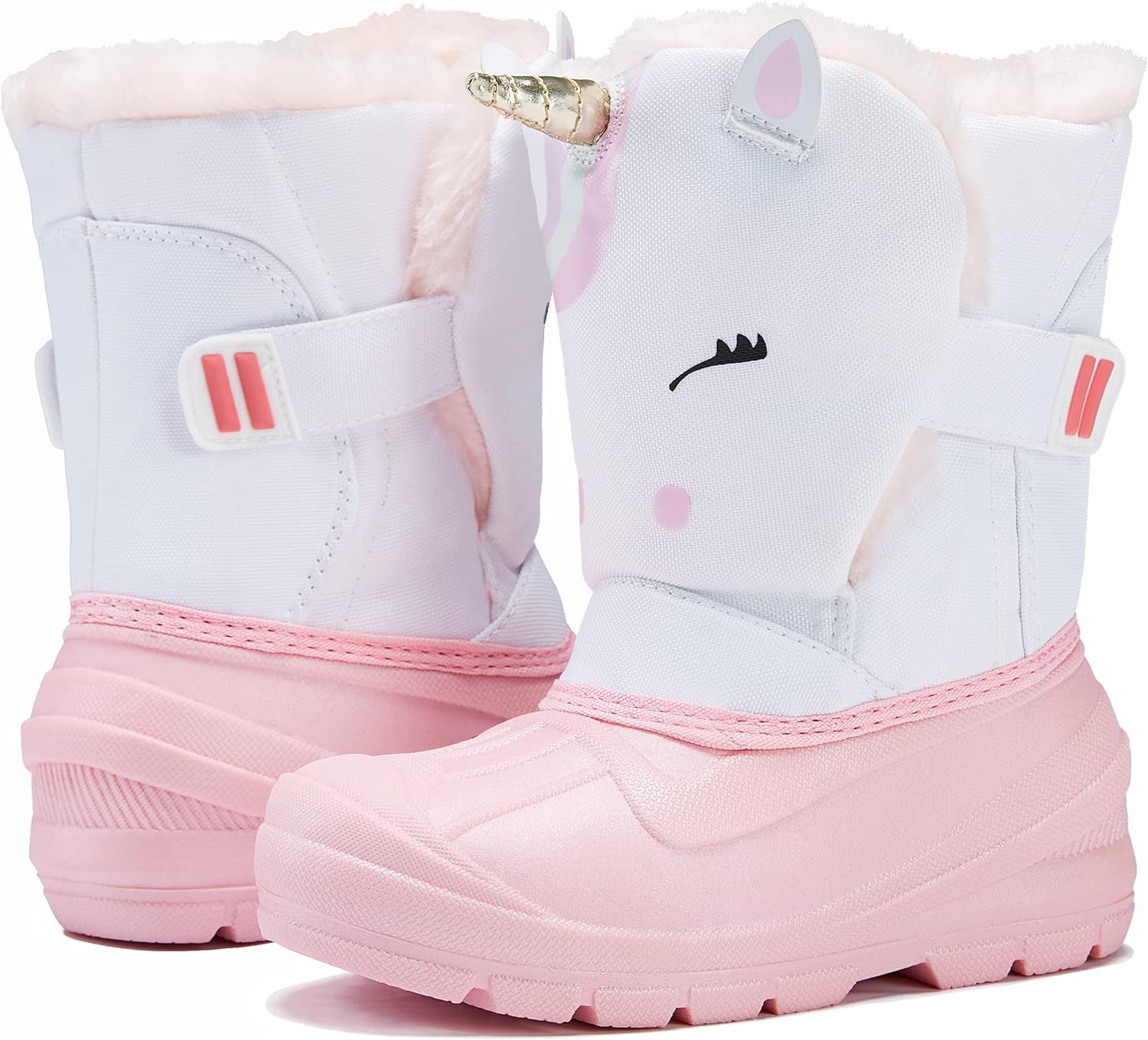 MORENDL Kids' Snow Boots Waterproof Insulated Warm Winter Shoes