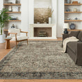 Washable Area Rug 6x9 for Living Room, Vintage Boho Design
