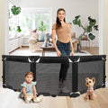 82 in Extra Wide Baby Gate 3-Panel Foldable Dog Gate - Wide Safety