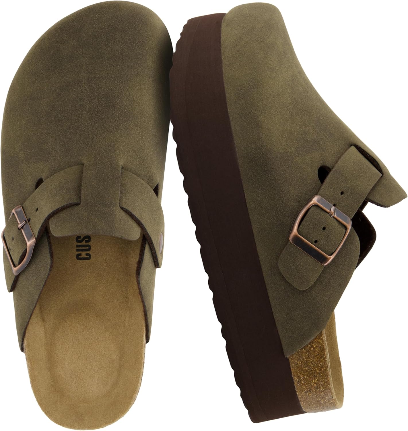 CUSHIONAIRE Loom Platform Clogs for Women with Memory Foam