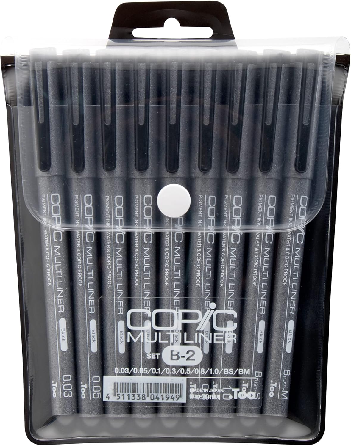 Copic Markers 9-Piece Multiliner Inking Pen Set for Artists
