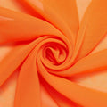 Polyester Chiffon Fabric by the Yard - Orange 60 in Width (10 Yards)