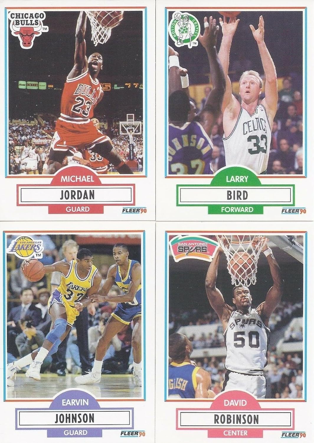 1990-91 Fleer Complete Set - NBA Basketball Cards Collection