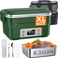 EAST OAK XL 6.3-Cup Cordless Electric Lunch Box for Adults - Scheduled
