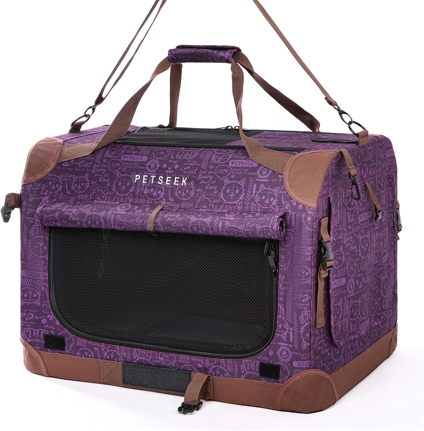 Extra Large Cat Carrier for Travel with Comfortable Design