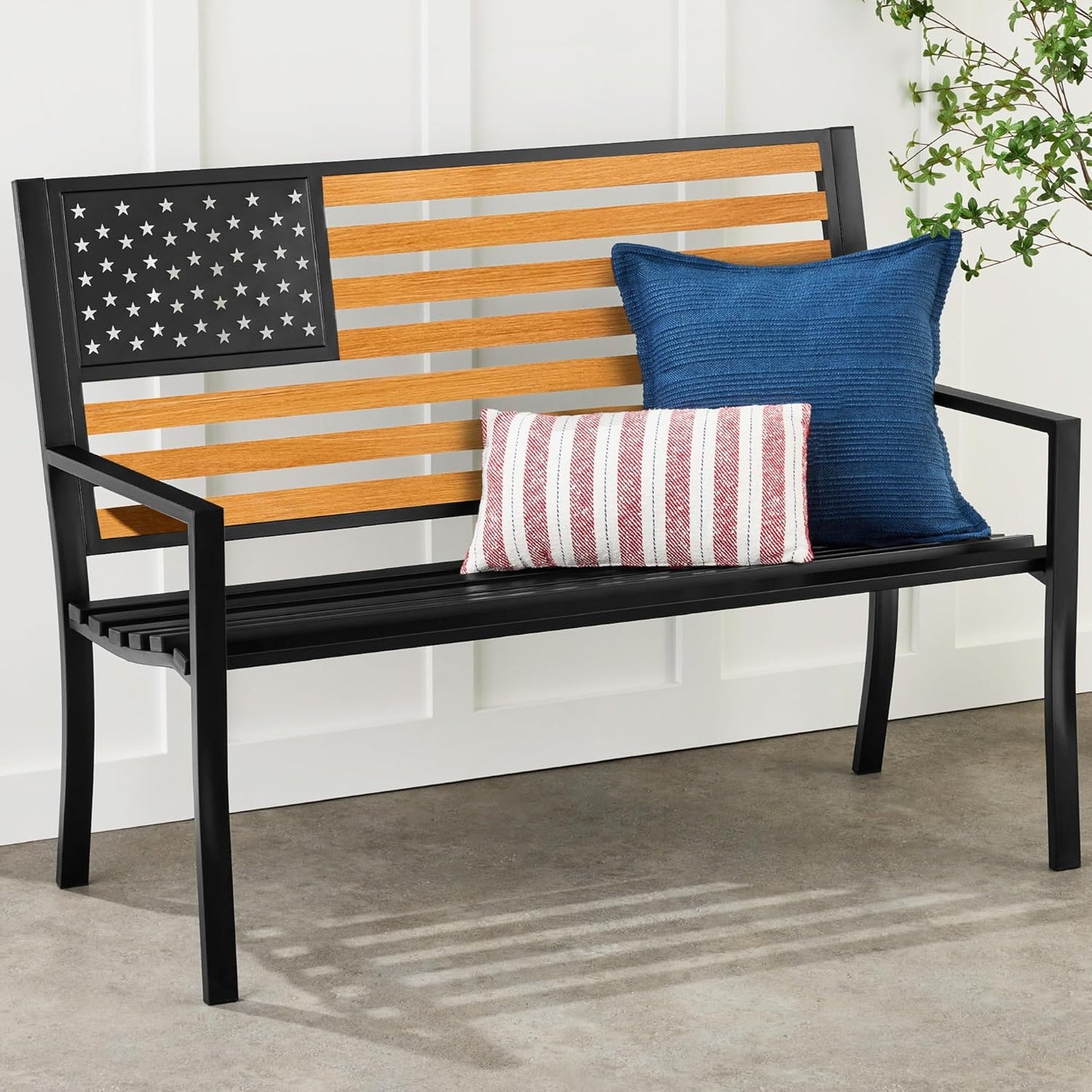Best Choice Products Outdoor Bench for Garden and Patio Seating