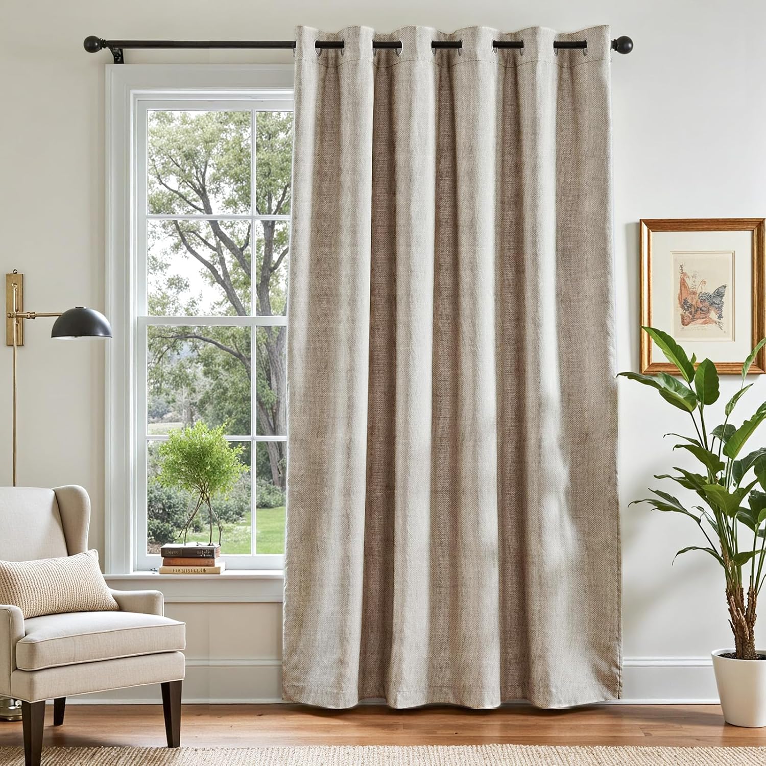 jinchan Blackout Curtain 96 Inch Length for Bedroom Living Room