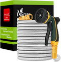 Stainless Steel Garden Hose 25FT - Flexible, Rust Proof, Never Kink