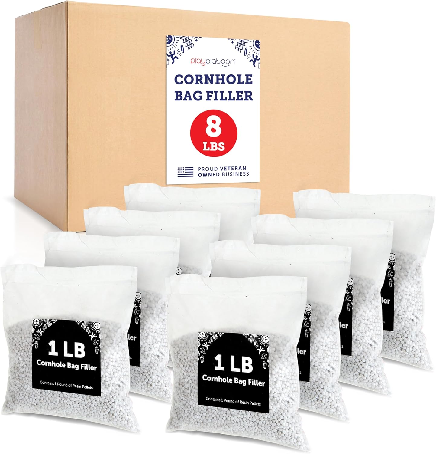 Premium Plastic Pellets for Cornhole Bags and Craft Projects
