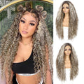 SAPPHIREWIGS Brown Curly Lace Front Wig for Daily Use 26 in