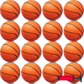 30Pcs 7 in Mini Basketball Balls Bulk Set - Party & Hoop Pack