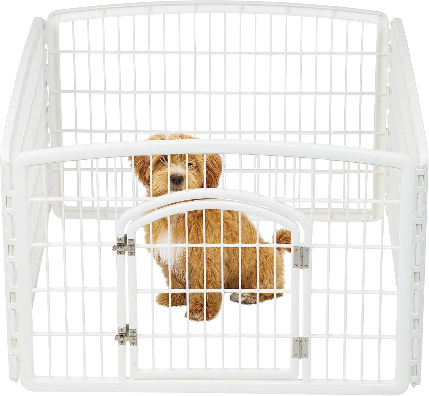 IRIS USA Dog Playpen - Durable 4-Panel Indoor/Outdoor Pet Pen