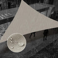 SUNNY GUARD Waterproof Sun Shade Sail 19ft Triangle - UV Block