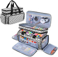 Large 2 Layers Sewing Organizer Bag with 5 Detachable Dividers