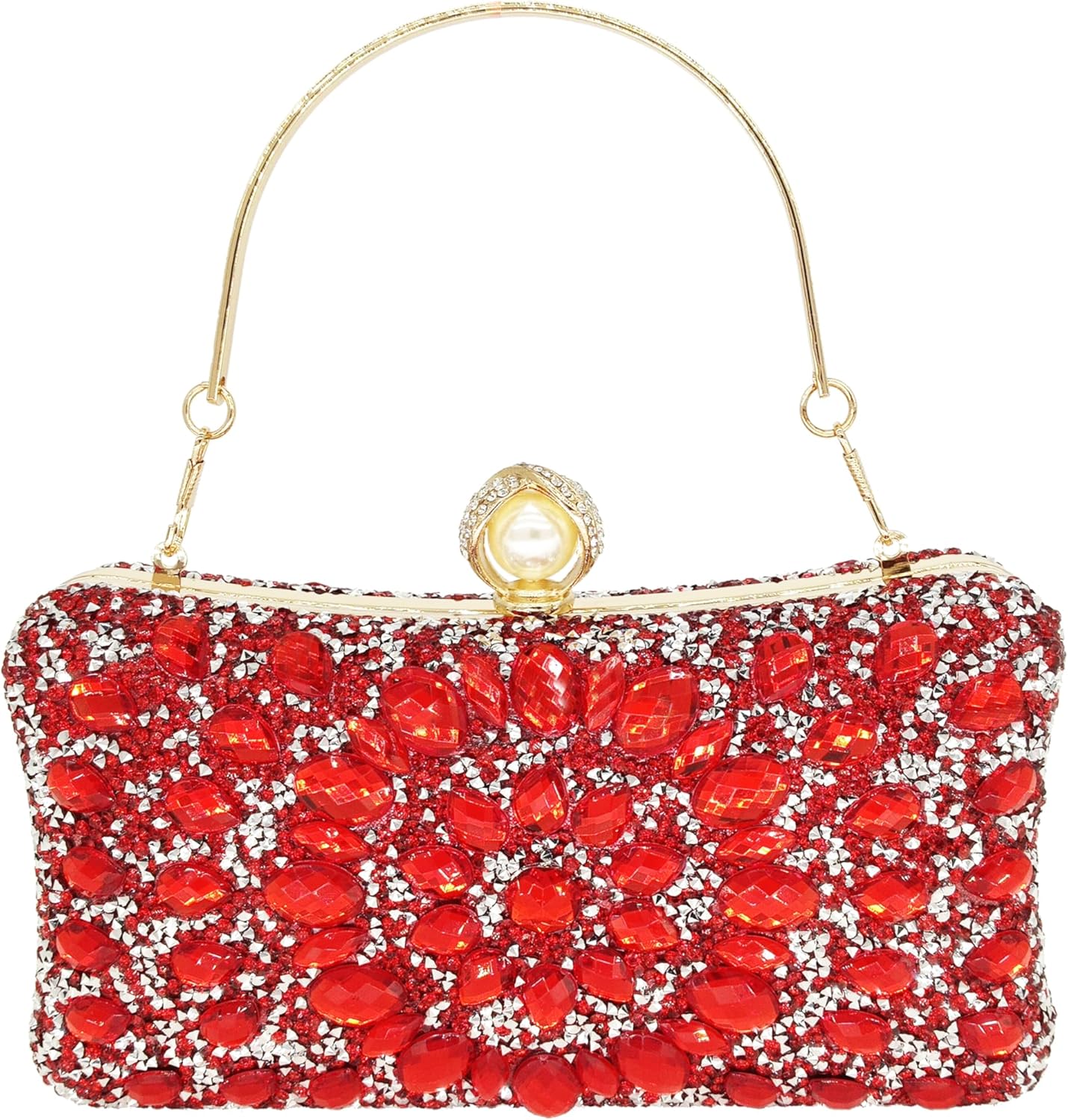 Rhinestone Clutch Purses for Women Evening Wedding Formal Bag