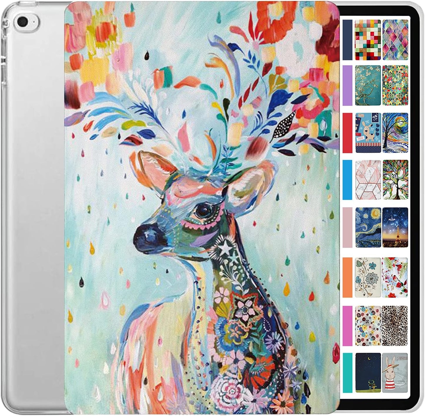 DuraSafe iPad Mini 4 Case with Deer Print - Ultra Slim Design