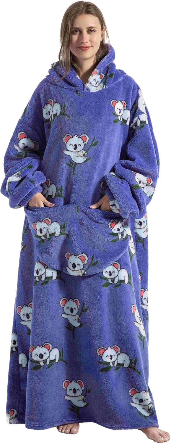 Wearable Blanket Hoodie for Men and Women - Cozy and Stylish