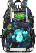 Blue Canvas Plants vs Zombies Laptop Backpack - 32L Daypack