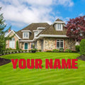 Custom Yard Letters 20 in - Red Personalized Name Signs (8 char max)