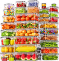 70 PCS Food Storage Containers with Lids Airtight for Meal Prep