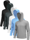 Sun Hoodie Mens Long Sleeve UV Protection - Lightweight Quick Dry