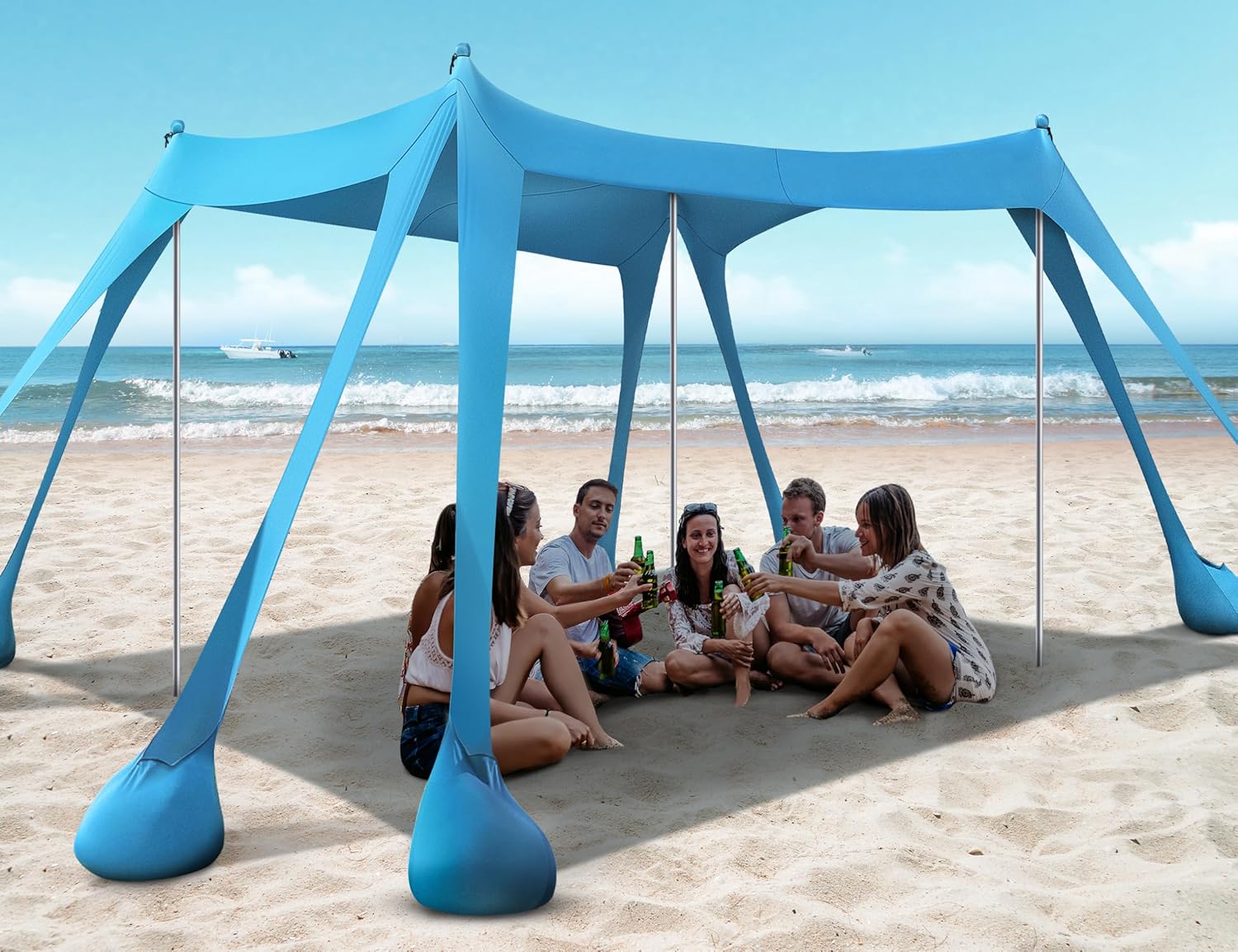 UPF50+ Beach Tent: Ultimate Sun Protection & Stability Kit