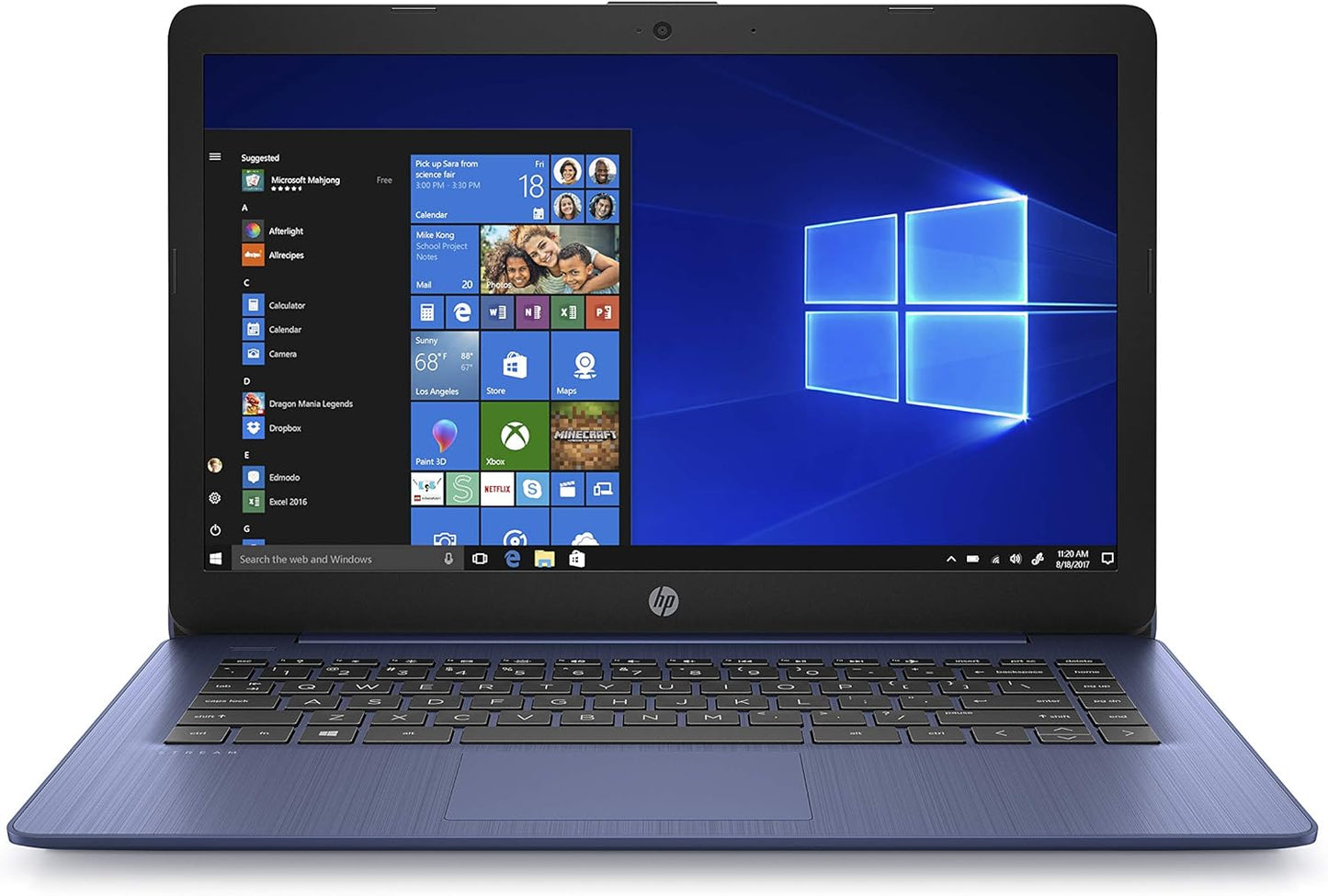 HP Stream 14-inch Laptop with Intel Celeron N4000 and Office 365