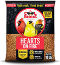 Hearts on Fire Hot Bird Seed 10 lb - More Birds, Less Squirrels
