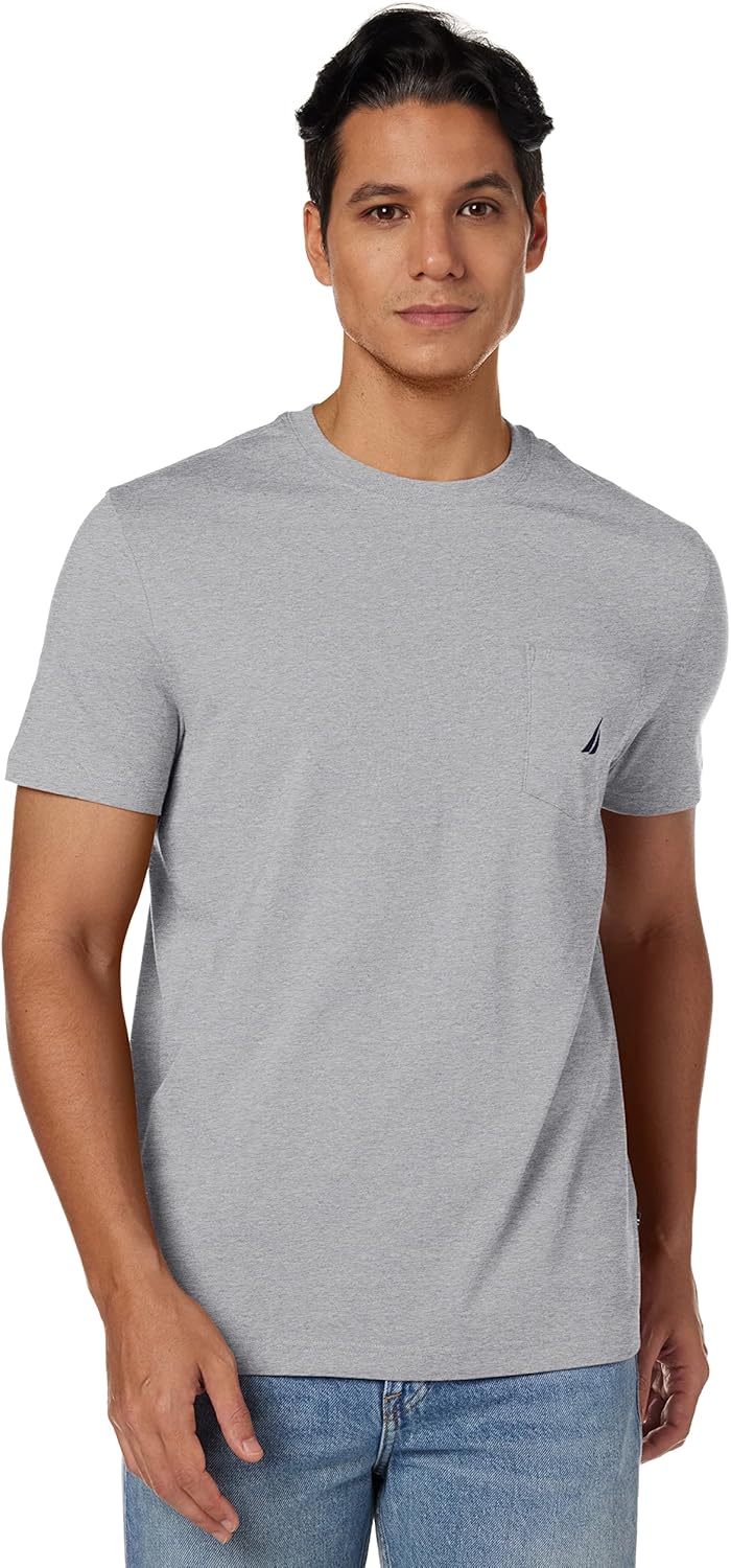 Nautica Men's Classic Fit Pocket T-Shirt for Everyday Comfort