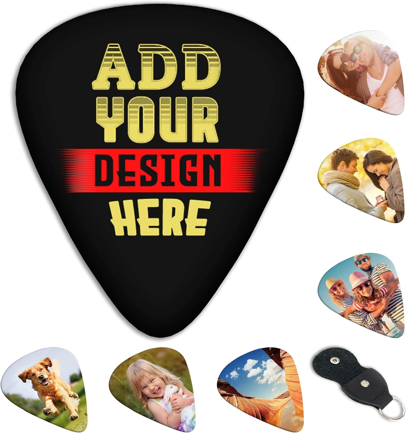 Personalized Double-Sided Guitar Picks Set
