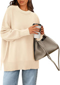 Women's Oversized Crewneck Sweater 2025 - Thick Chunky Knit