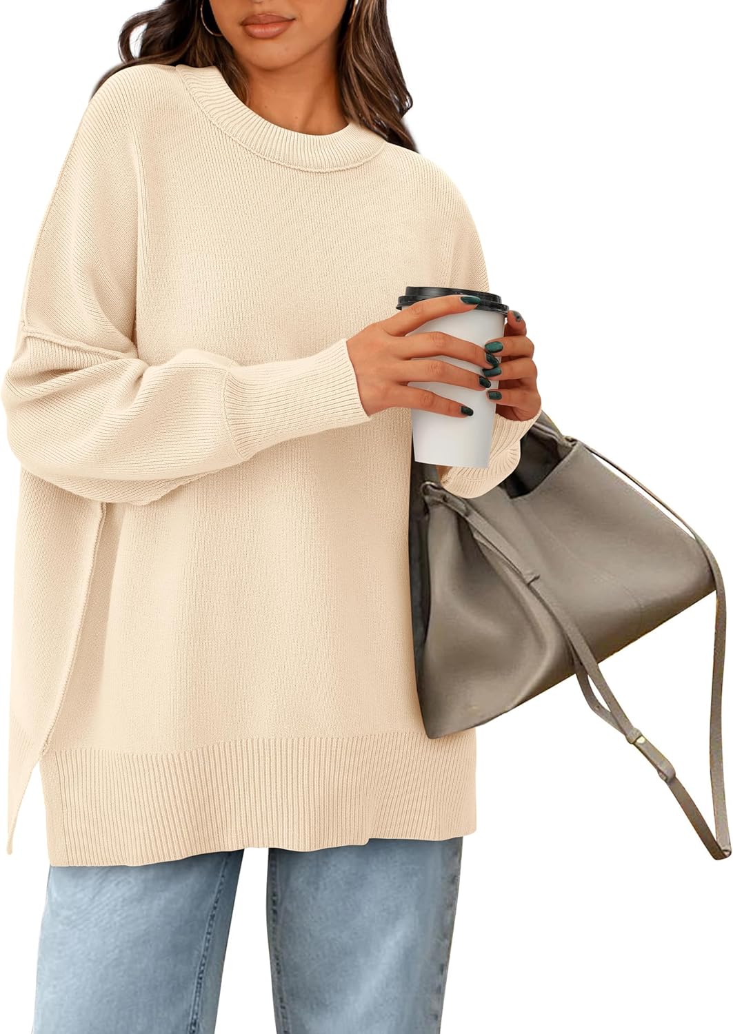 PRETTYGARDEN Women's Oversized Sweater for Cozy Fall Fashion