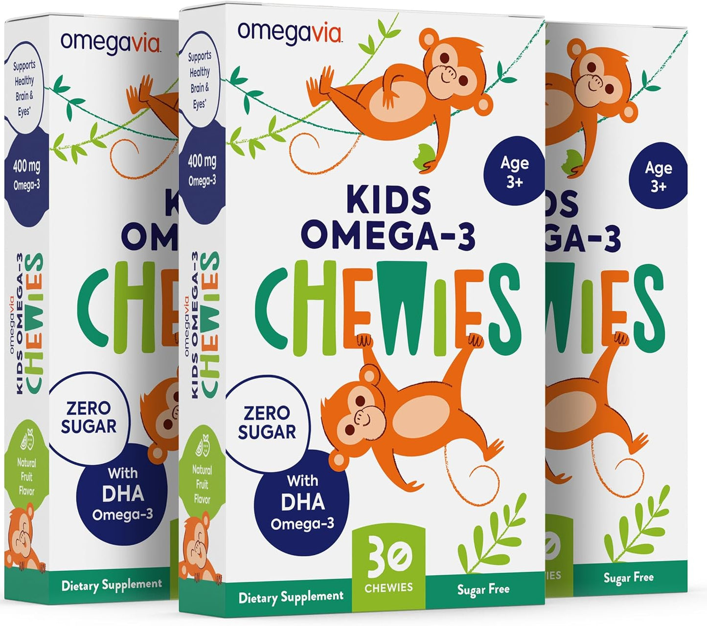 Omega 3 Gummies for Kids - Ultra-High DHA Chewable Gel