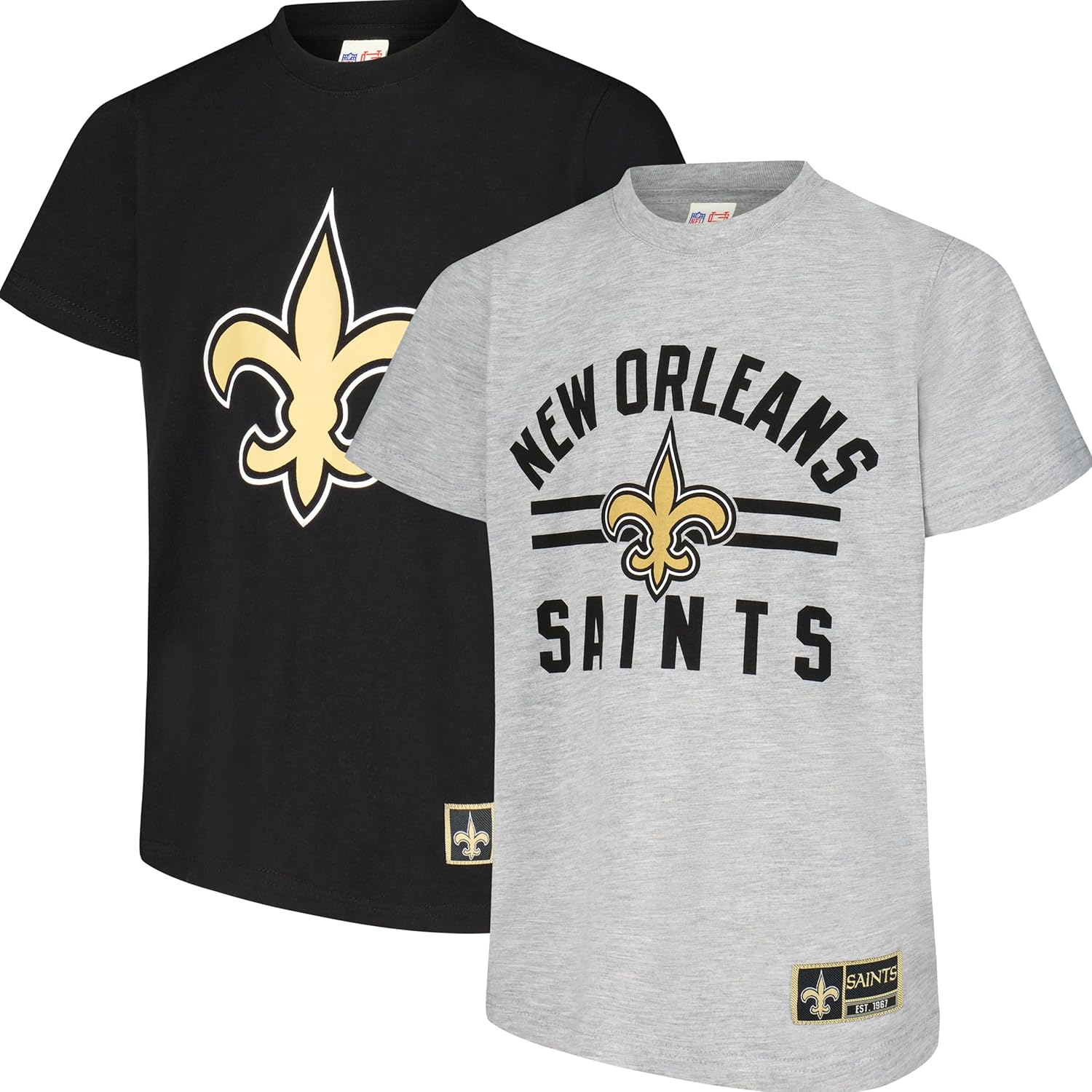 Ultra Game Youth NFL Official Super Soft T-Shirt Set for Fans