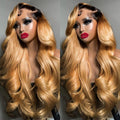 200 Density Honey Blonde Lace Front Wigs for Natural Style