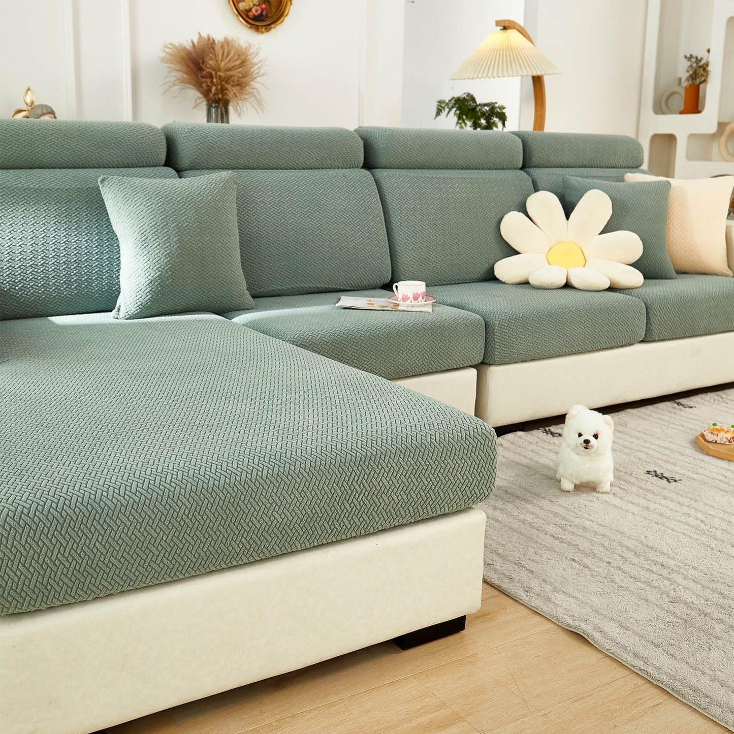 Magic Sofa Covers for Sectional Sofa - Universal Washable Slipcovers