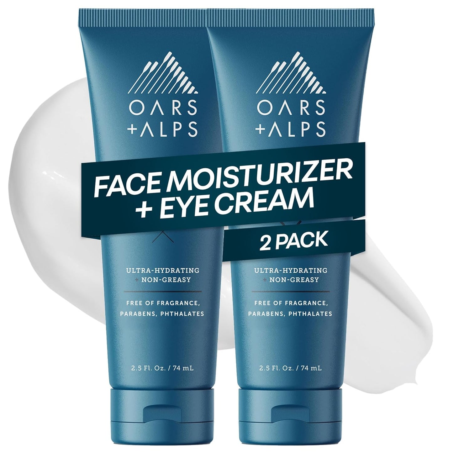 Oars + Alps Face Moisturizer and Eye Cream for Hydration