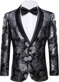 Mens Paisley Sport Coat Blazer 1 Button Tuxedo - Stylish Mardi Gras