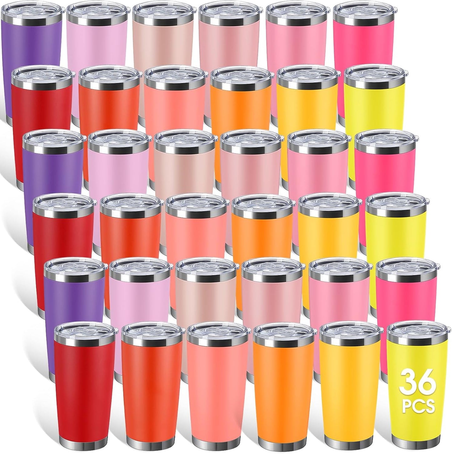 36 Packs Stainless Steel Tumbler Bulk for Every Occasion