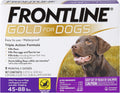 FRONTLINE Gold Flea & Tick Treatment for Large Dogs 45-88 lbs - 3 Pack