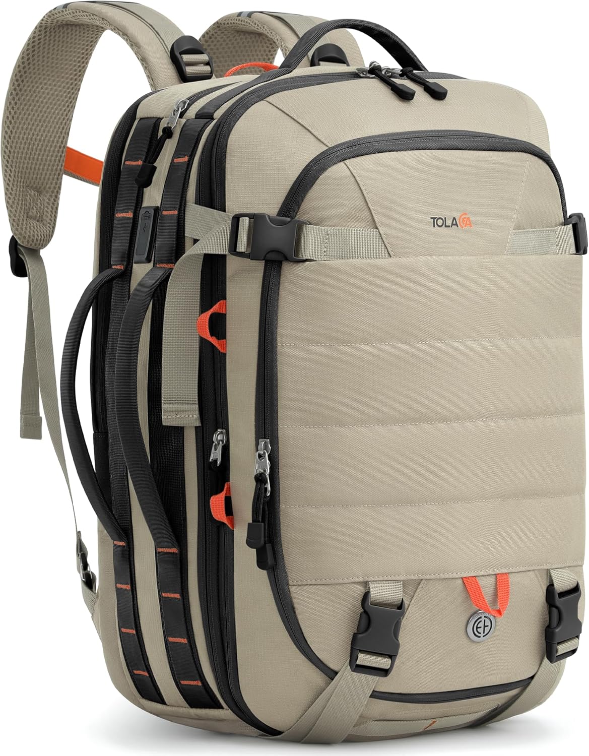Tolaccea Carry on Travel Backpack for Hassle-Free Airport Travel