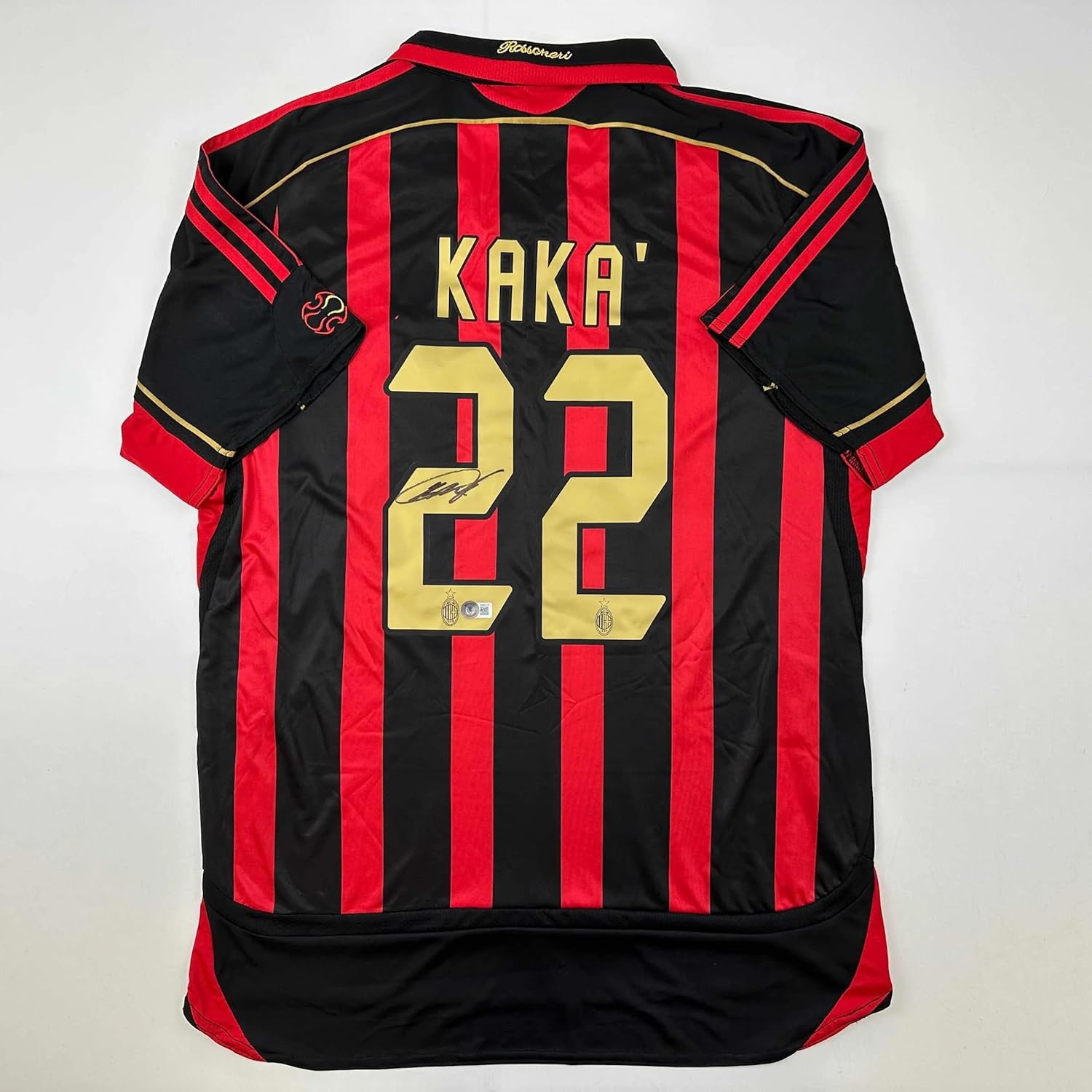Autographed Ricardo Kaka AC Milan Soccer Jersey with COA