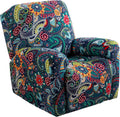 Printed Recliner Cover Slipcover for Single Recliner - Elastic 4-Piece