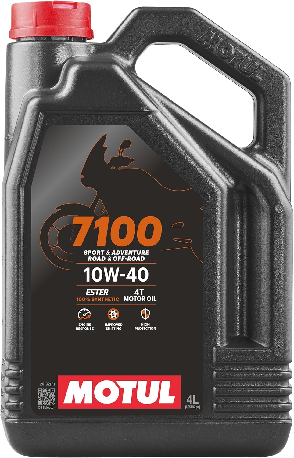 MOTUL 7100 4T 10W-40 Synthetic Motorcycle Oil for Performance