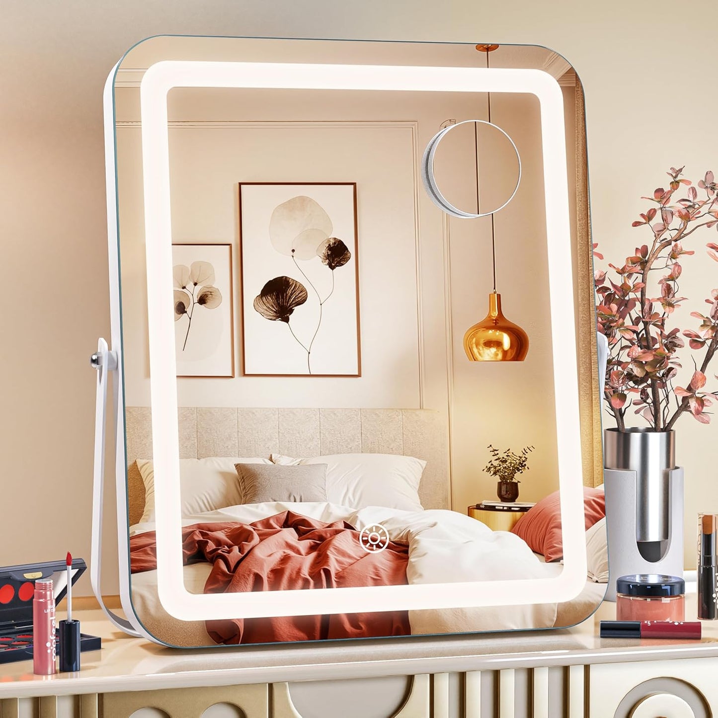 MINISO Vanity Mirror with Lights for Perfect Makeup Application