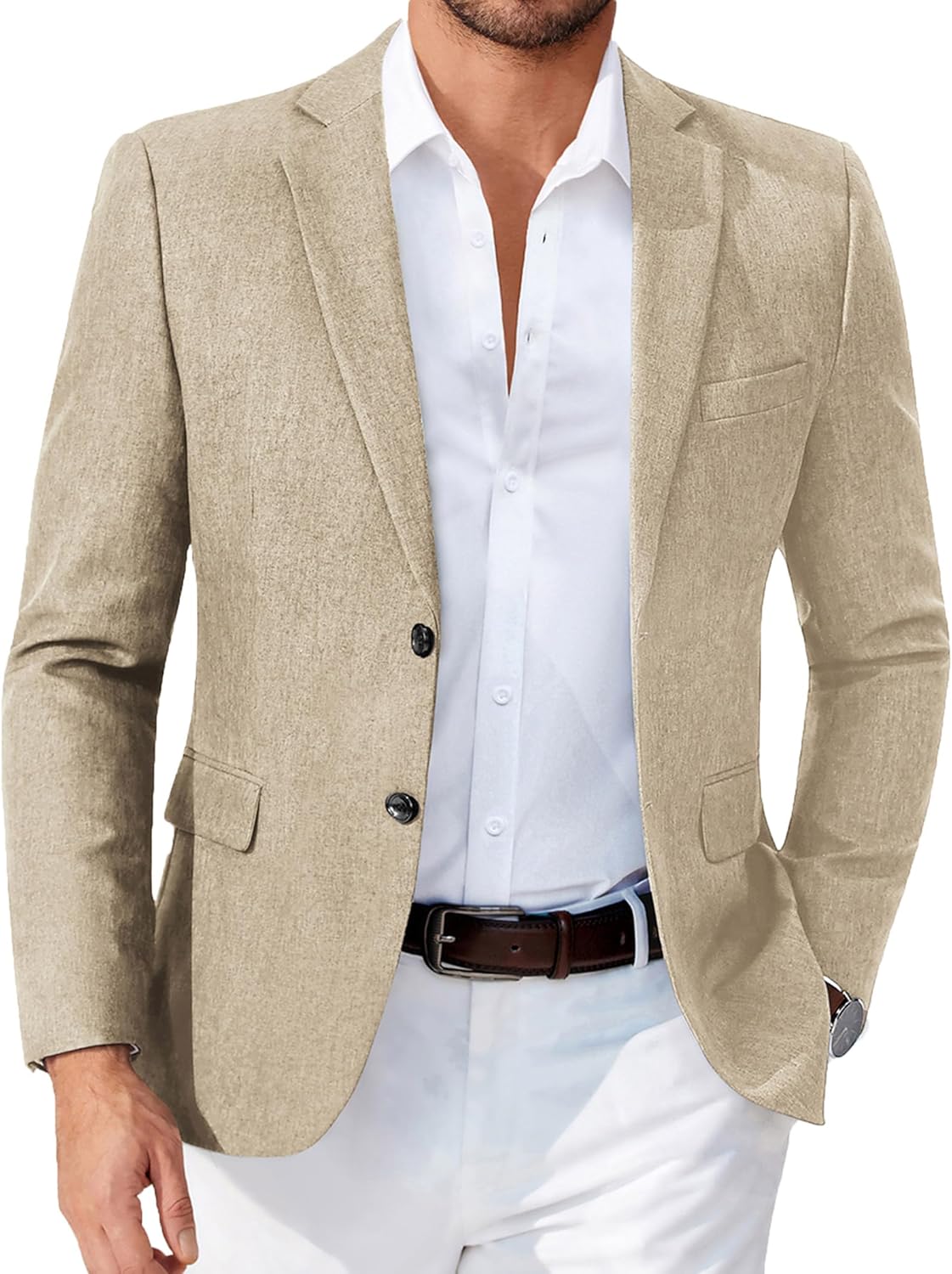 COOFANDY Men's Blazer Lightweight Suit Jacket for Casual Style