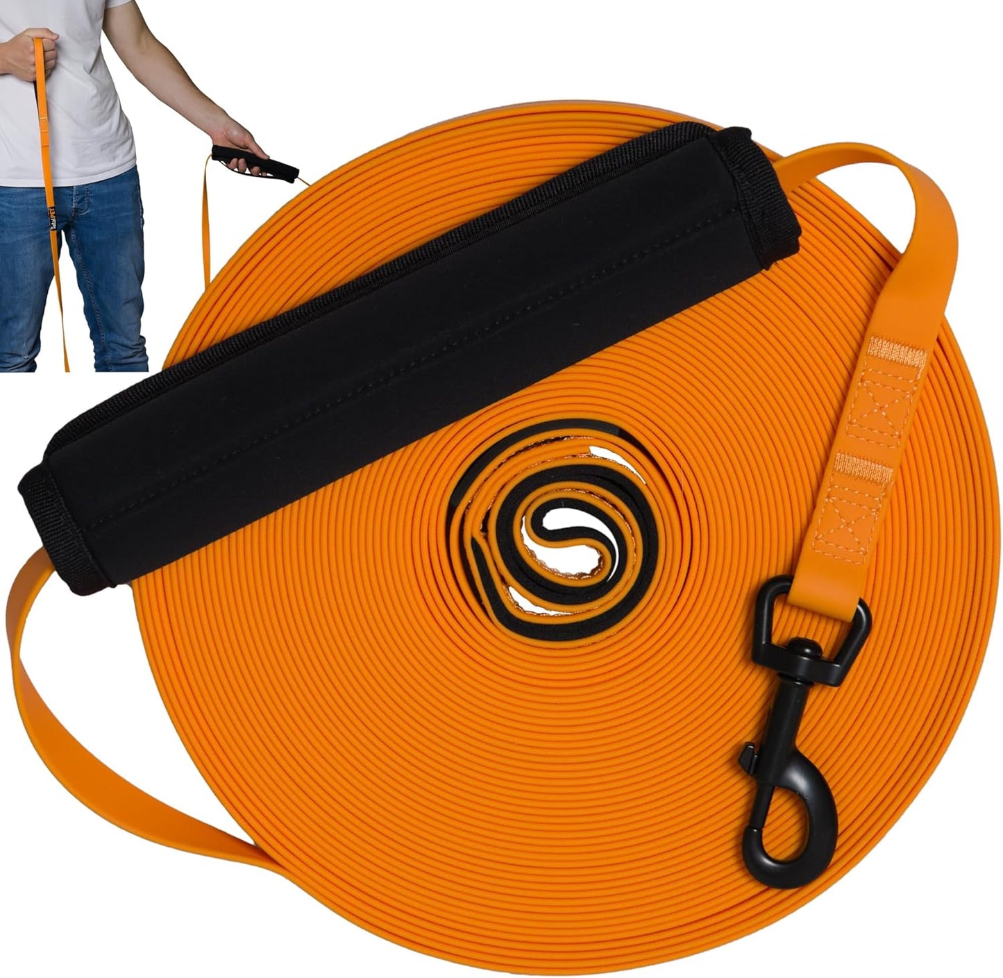 100ft Waterproof Long Leash for Dogs - Ideal for Training