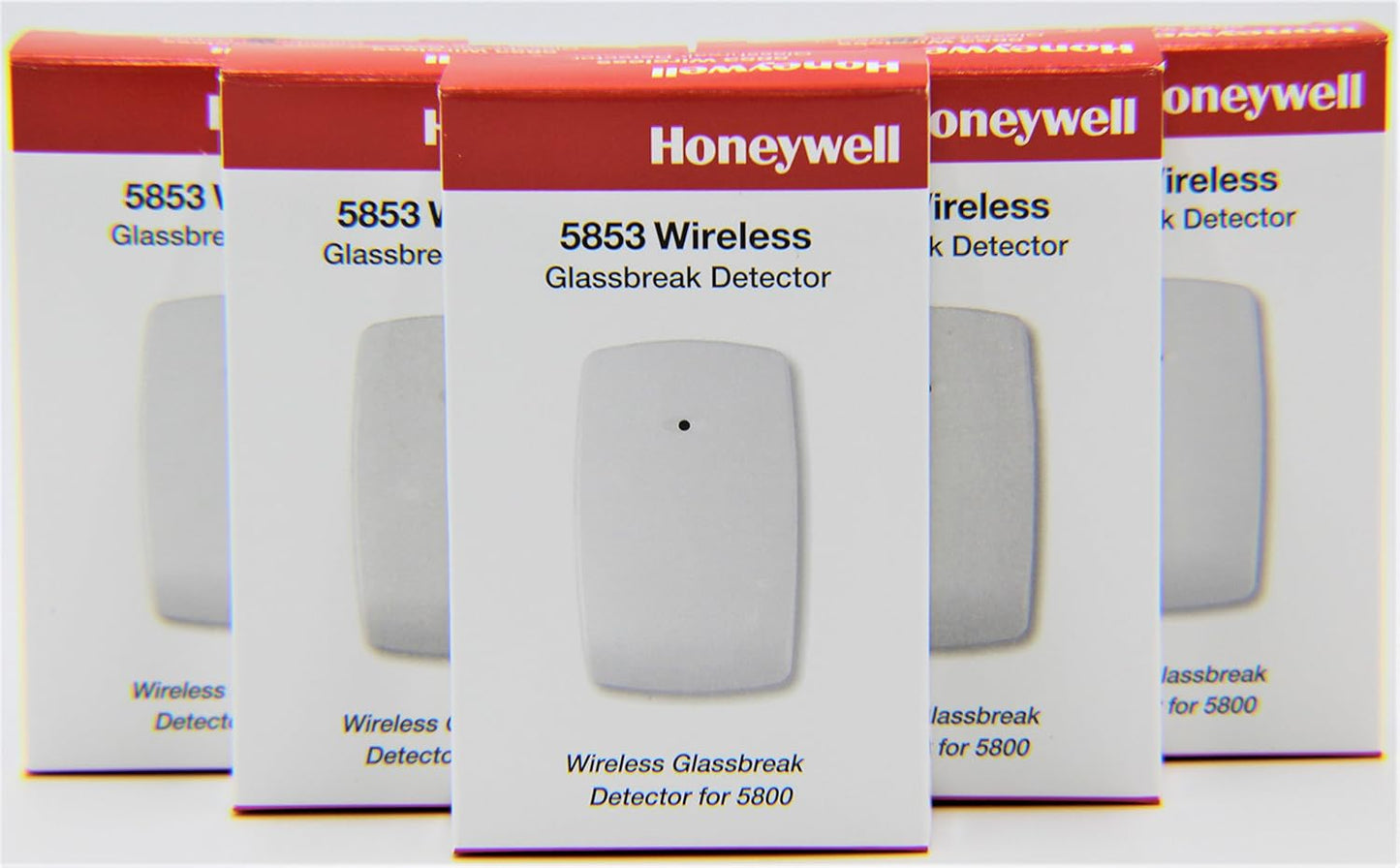 5 Pack of Wireless Glassbreak Detectors for Home Security
