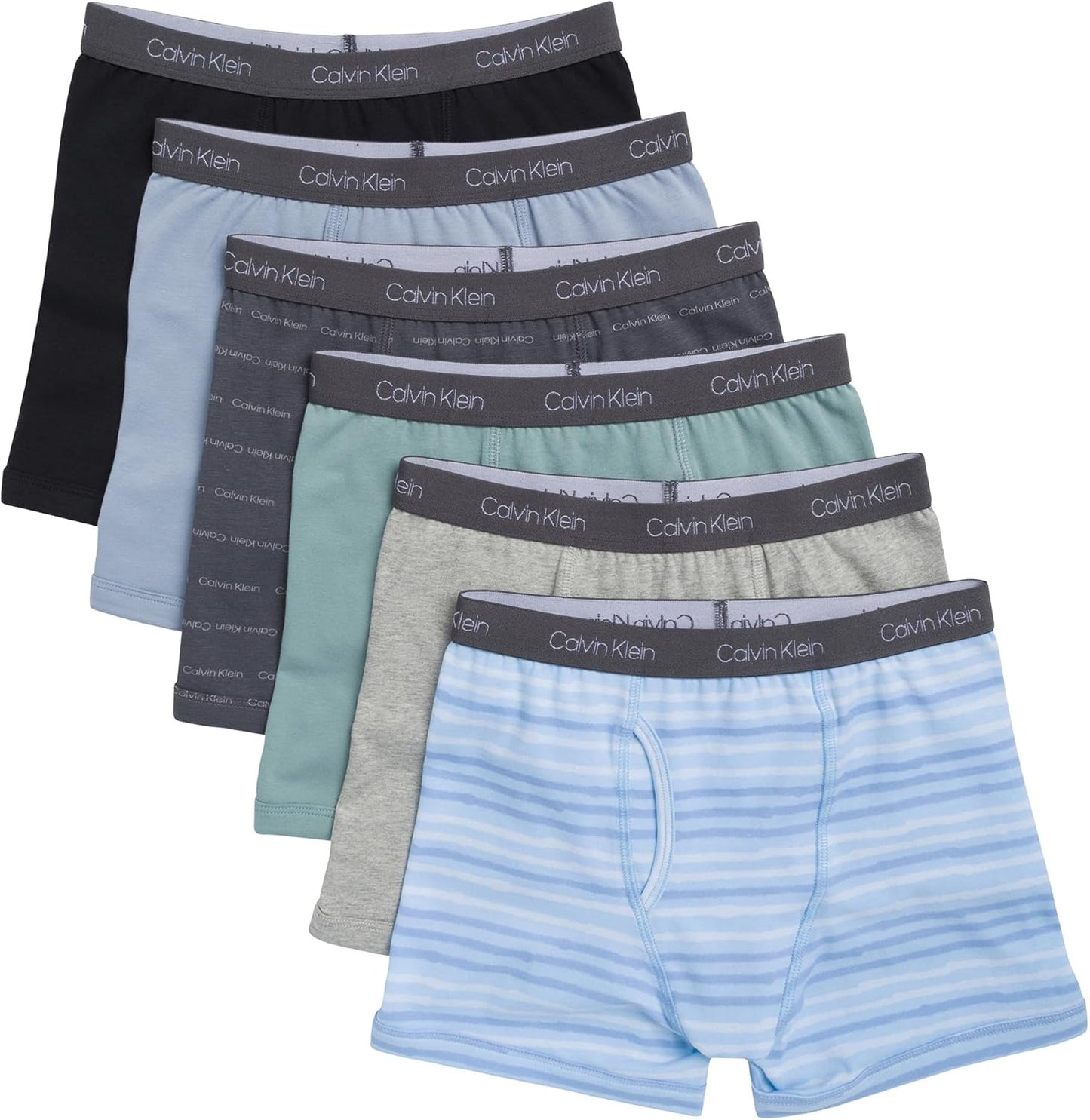 Calvin Klein Boys Modern Cotton Boxer Briefs for Active Kids